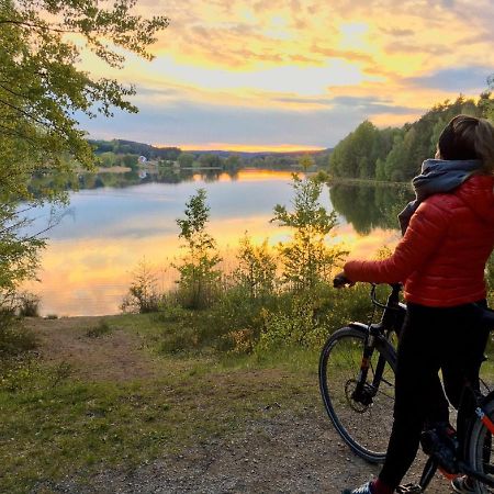 Ferienwohnung Schwalbennest Am Igelsbachsee Absberg Buitenkant foto