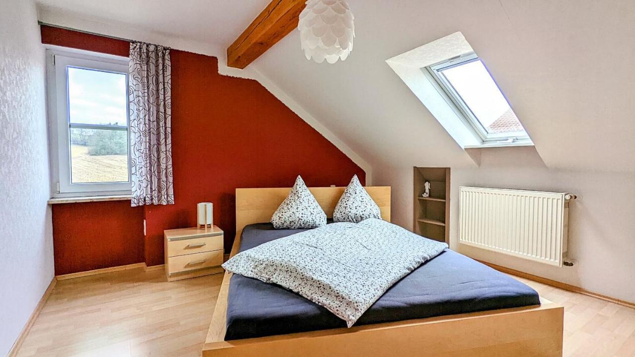 Ferienwohnung Schwalbennest Am Igelsbachsee Absberg Buitenkant foto